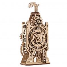 Mini Maquette en bois : Ancienne tour d'horloge