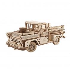 Maqueta en madera: Camioneta de leñador