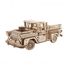 Maquette en bois : Pick-Up bûcheron