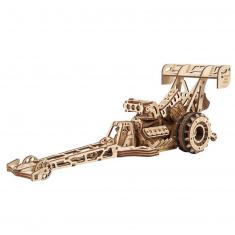 Maquette en bois : Dragster Top Fuel