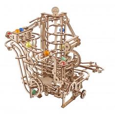 Wooden model: Spiral ball circuit