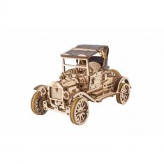 Wooden 3D Puzzle: Retro Car Model UGR-T