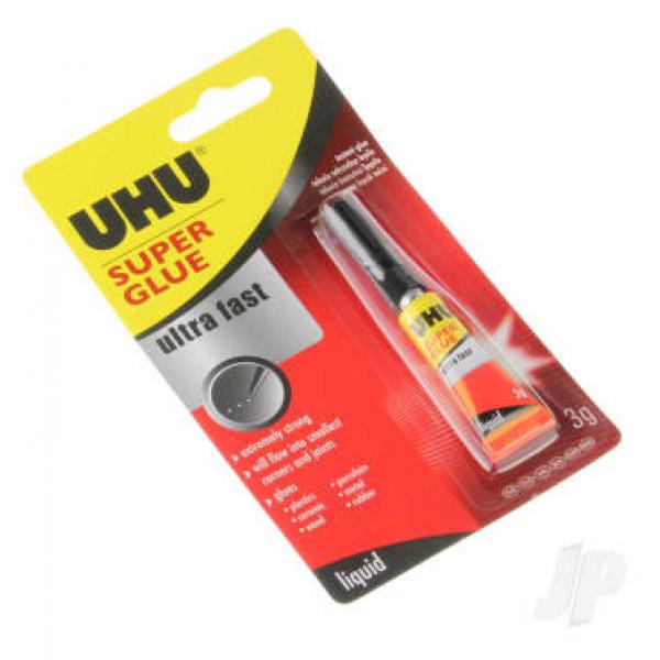 Super Glue Ultra rapide liquide 3g - UHU40755