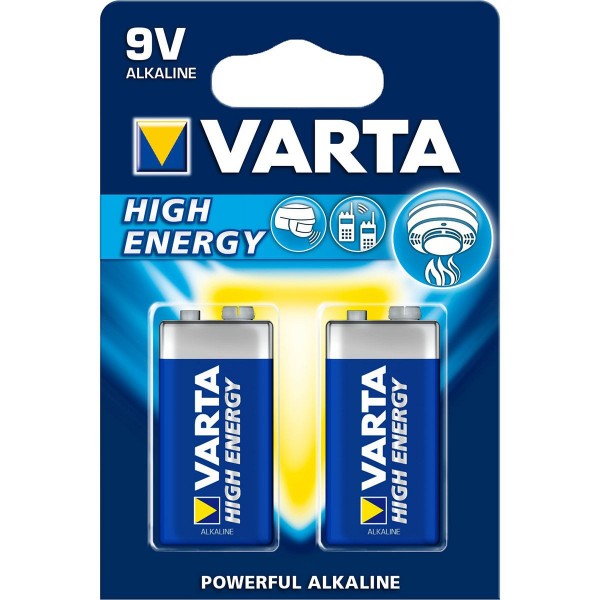 Piles High Energy 6LR61 x2 - Varta-4922121412