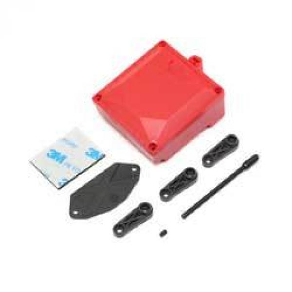 Fuel Cell/Receiver Box (Red) & Servo Arms: ASN - Vaterra - VTR231039
