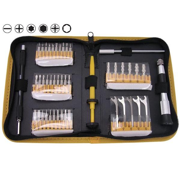 ASSORTIMENT DE TOURNEVIS DE PRÉCISION MULTIFONCTION - 45 pcs - VEL-VTSCRSET14