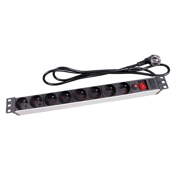 BLOC MULTIPRISE, 8 PRISES - VEL-EBP08PDU