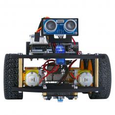  Elegoo UNO Project Smart Robot Car Kit V 3.0 avec UNO R3, module de suivi de ligne, capteur à ultra