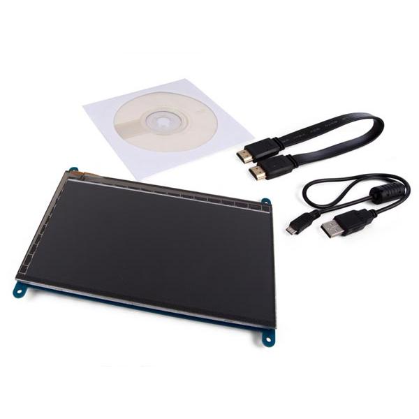 ÉCRAN TACTILE HDMI-B POUR RASPBERRY PI® - 7" - 800 x 480 - VEL-VMP402