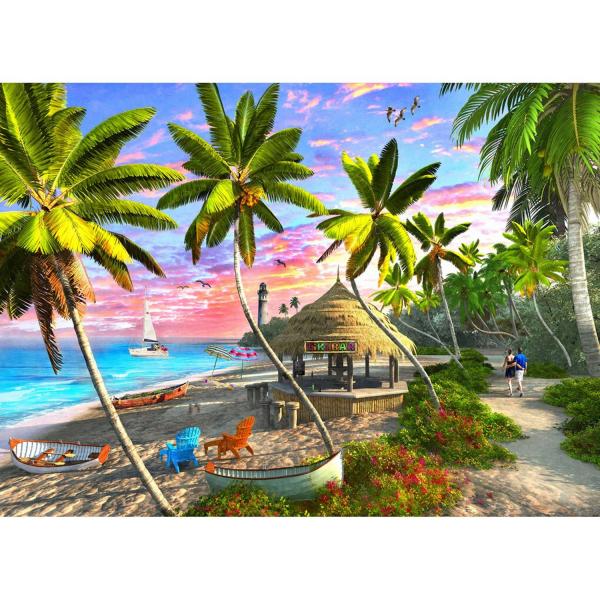 Puzzle 1000 pieces : Paradise Sunset  - VC1139