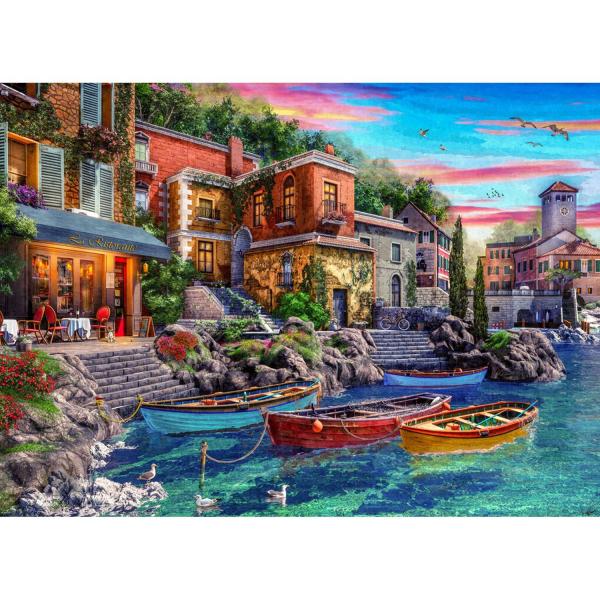 Puzzle 1000 pieces : Lake Como   - VC1189