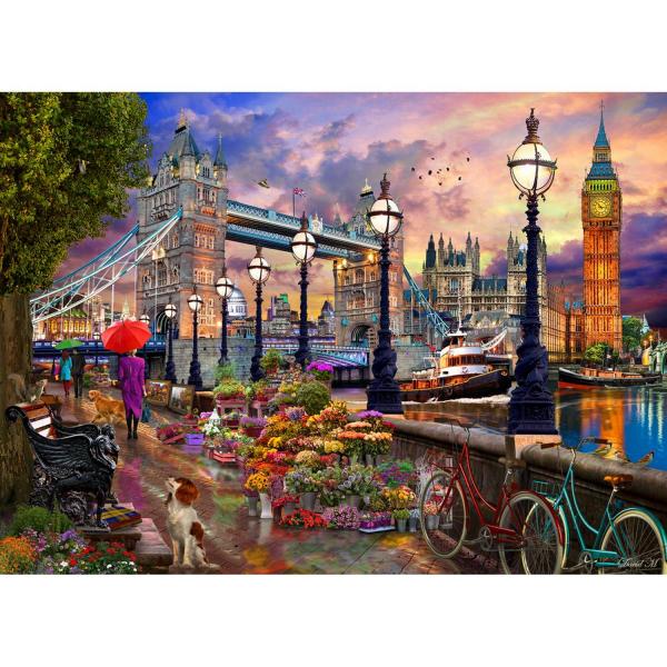 Puzzle 1000 pieces : London Promenade  - VC1201