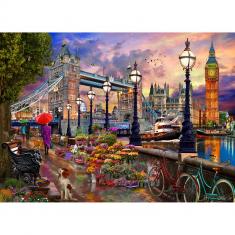 Puzzle 1000 piezas: Paseo por Londres