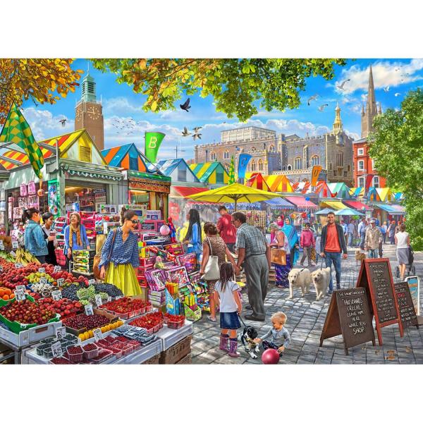 Puzzle 1000 piezas: Mercado de verano - VC1154