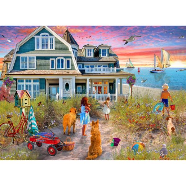 Puzzle 1000 pieces : Beach Day   - VC1286