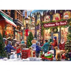 Puzzle 1000 pièces : Magasin de jouets de Noël