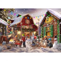 Puzzle 1000 Teile: Weihnachts-Ecke