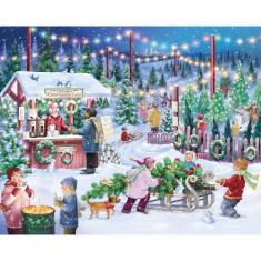 Puzzle 1000 pieces : Christmas Tree Farm 