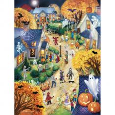 Puzzle 550 pièces : Ville d'Halloween