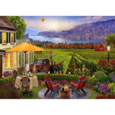 Puzzle 1000 pièces : Pays du vin