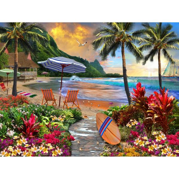 Puzzle 550 pieces : Hawaiian Life   - VC1134