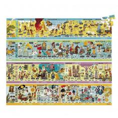 4 x 100 piece puzzles: Large historical frieze