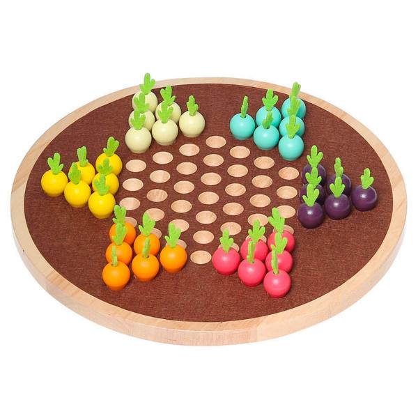Chinese checkers game: Crossing the vegetable garden: Harvest day - Vilac-2165