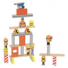 Wooden balancing game: Construction site - Ingela P. Arrhenius