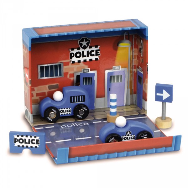Coffret de police : Camion et voiture de police - Vilac-2365