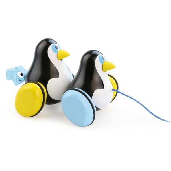 Pull toy: Hans & Knut the two penguins - Vilac-1706