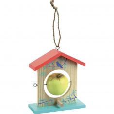 Wooden bird feeder