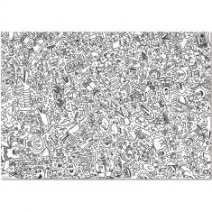 1000 piece puzzle: Keith Haring