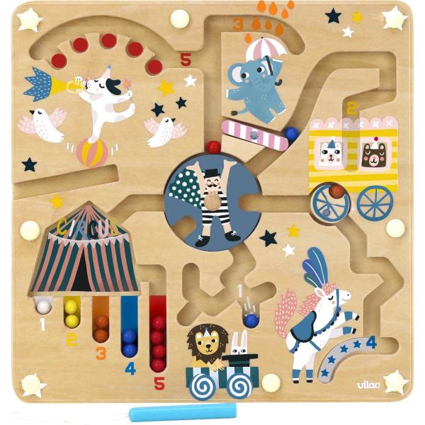 Circus Magnetic Maze by Michelle Carlslund - Vilac-8522