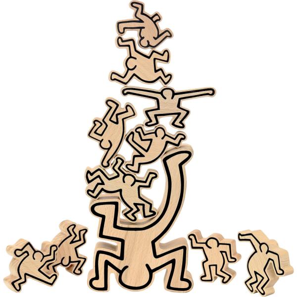 Wooden balancing game by Keith Haring - Vilac-9217