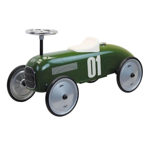 Porteur Voiture Vintage : Vert kaki - Vilac-50836