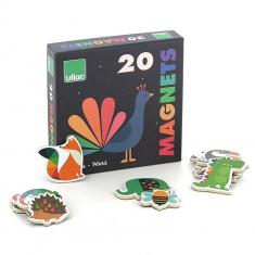 Box of 20 animals magnets - Andy Westface