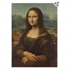 Puzzle de 1000 piezas: La Mona Lisa - Museo del Louvre