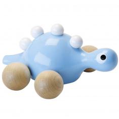 Wooden walking toy: blue dino