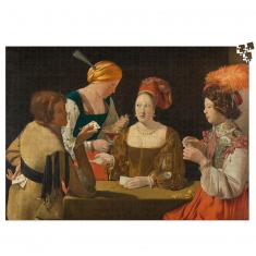 1000 piece puzzle: The cheater with the ace of diamonds - Musée du Louvre