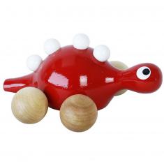 Wooden walking toy: red dino