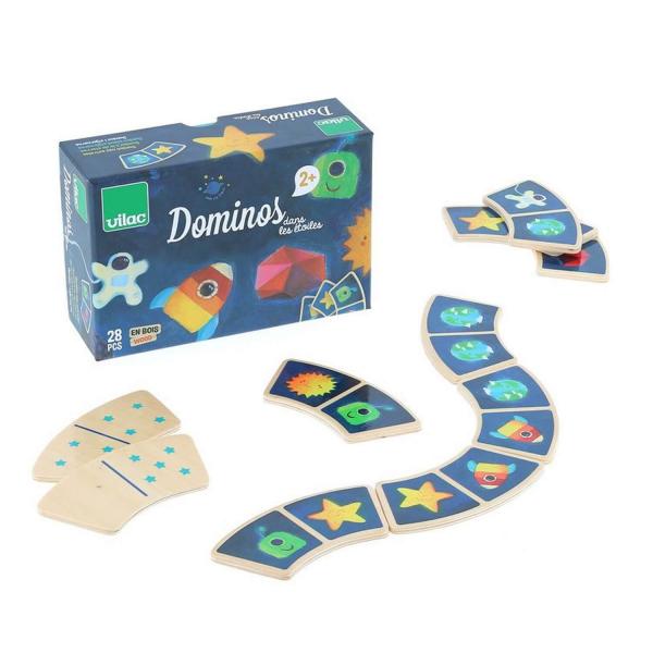 Wooden dominoes: In the stars - Vilac-6065
