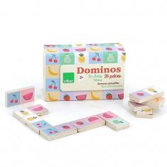 Dominos réversibles fruits / légumes - Sarah 
