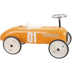 Porteur voiture vintage orange