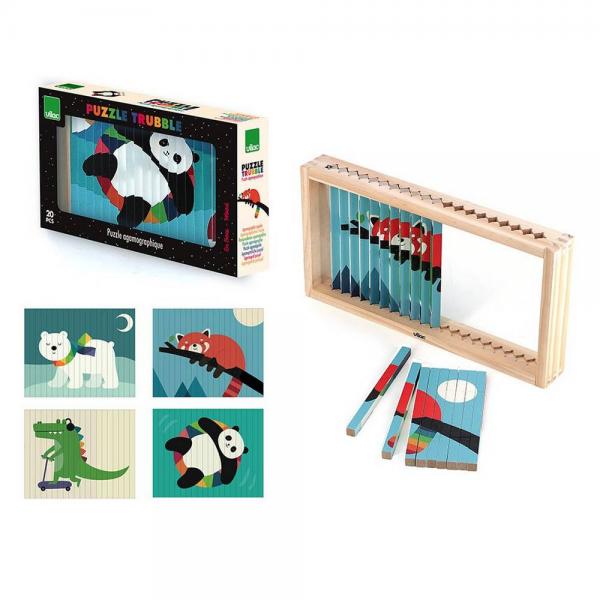 4D Puzzle: Animals - Vilac-7427