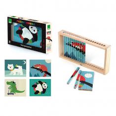 4D-Puzzle: Tiere