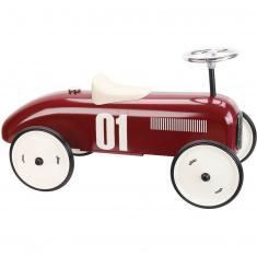 Burgundy vintage car carrier