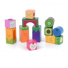 Cubes sonores en bois : fruits - Andy Westface