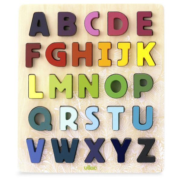 ABC Alphabet built-in puzzle - Vilac-2738