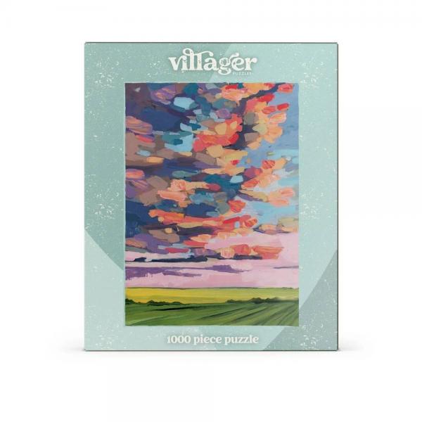 Puzzle 1000 pièces : Ciel des prairies par Amy Dixon - Villager-78353