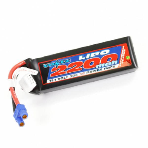 Voltz 2200Mah 11.1V 30C Lipo Battery W/Ec3 - VZ0422003SEC3